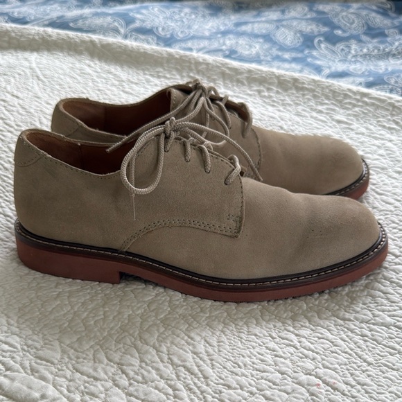 Men's Tan Suede Oxford Shoes US 8 - Picture 9 of 9